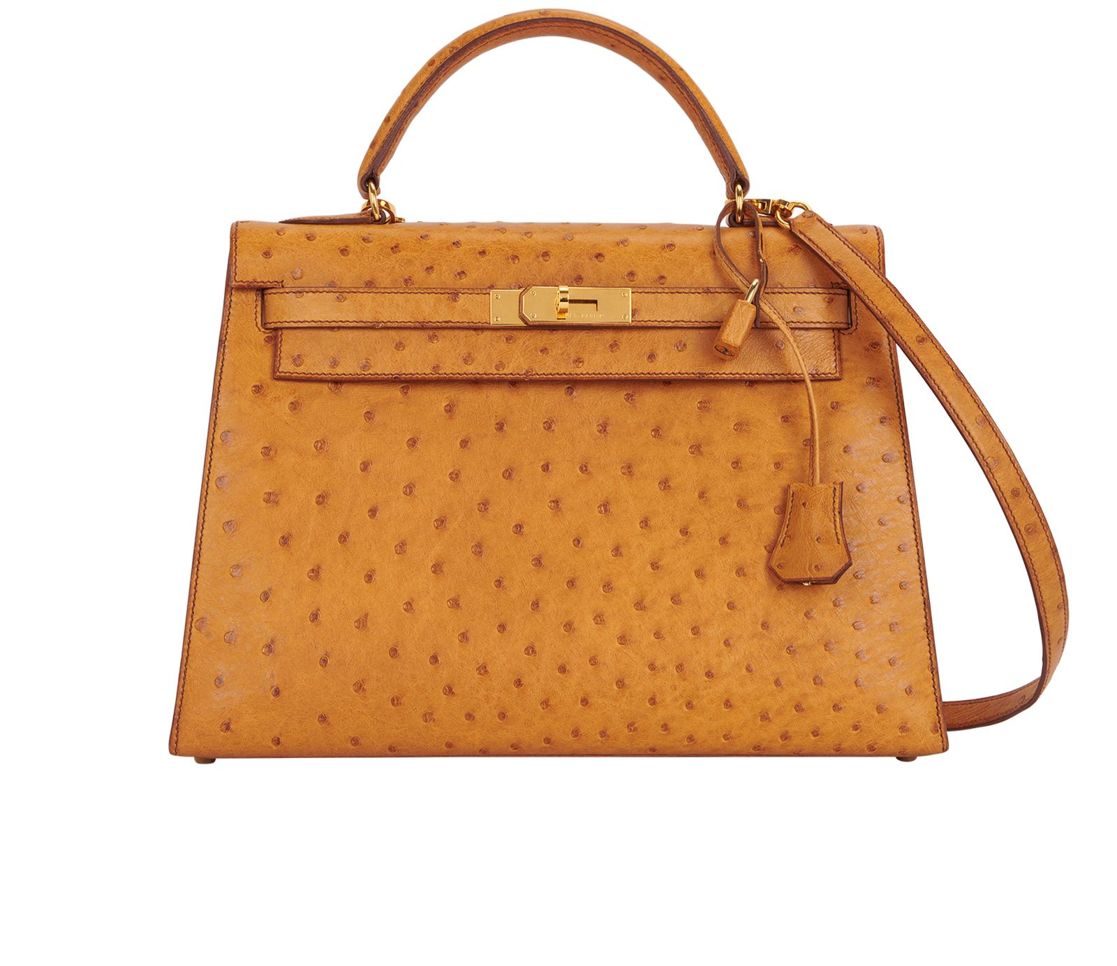 Ostrich kelly sale bag